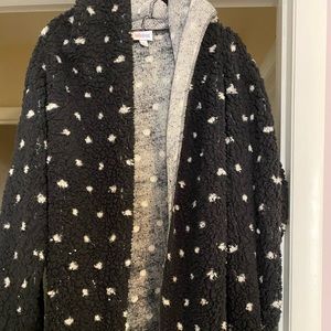 LuLaRoe Medium Teddy hooded jacket